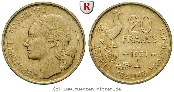 Klicken Sie auf das Bild um es auf Ihrem Rechner zu speichern frankreich-iv-republik-20-francs/67837.jpg