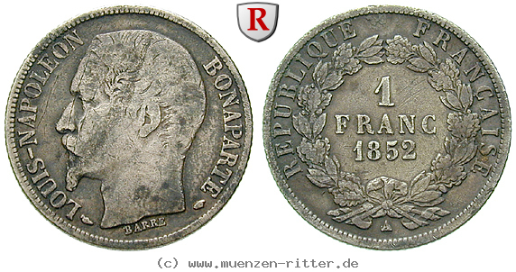 Klicken Sie auf das Bild um es auf Ihrem Rechner zu speichern frankreich-louis-napoleon-franc/67172.jpg