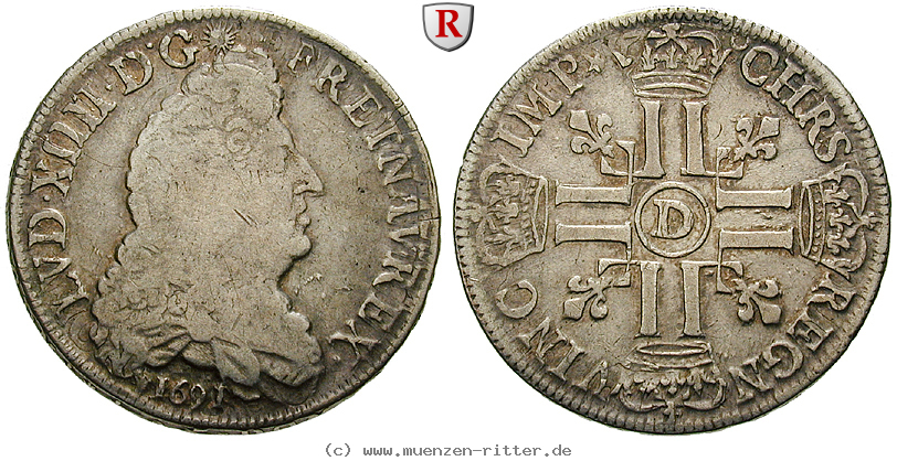 Klicken Sie auf das Bild um es auf Ihrem Rechner zu speichern frankreich-louis-xiv-1-2-ecu-aux-huit-l/92952.jpg