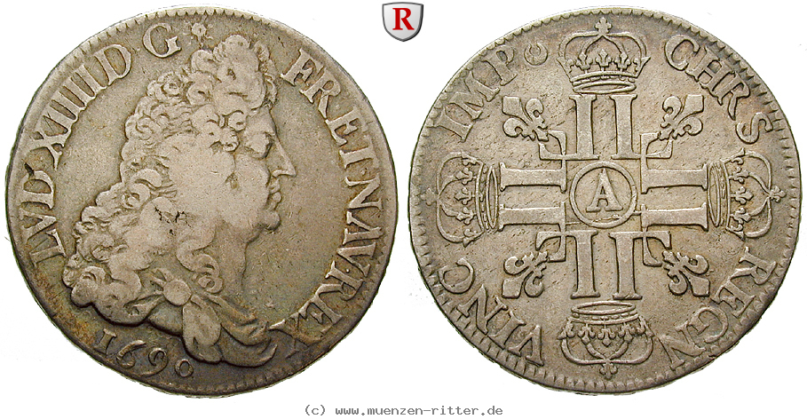 Klicken Sie auf das Bild um es auf Ihrem Rechner zu speichern frankreich-louis-xiv-ecu-aux-huit-l/47596.jpg