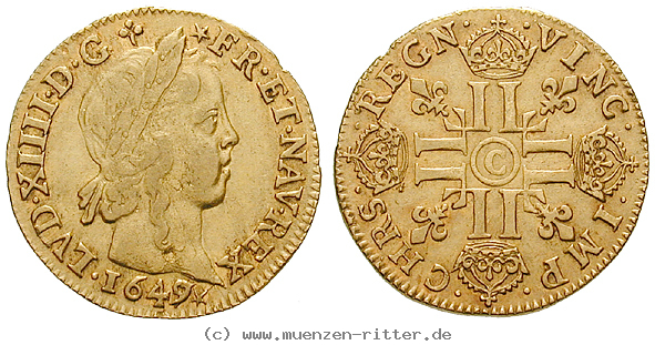 Klicken Sie auf das Bild um es auf Ihrem Rechner zu speichern frankreich-louis-xiv-louis-d-or--la-m-che-longue/44288.jpg