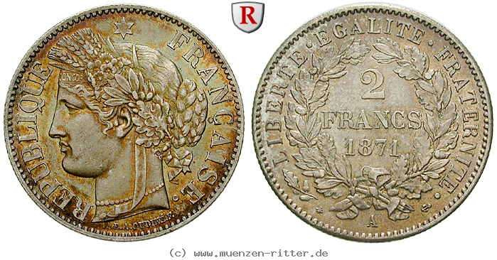 Klicken Sie auf das Bild um es auf Ihrem Rechner zu speichern frankreich-regierung-der-nationalen-verteidigung-2-francs/75178.jpg
