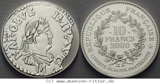 Klicken Sie auf das Bild um es auf Ihrem Rechner zu speichern frankreich-v-republik-10-francs/ag15483.jpg