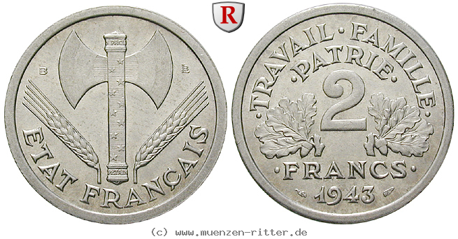 Klicken Sie auf das Bild um es auf Ihrem Rechner zu speichern frankreich-vichy--regierung-2-francs/67809.jpg