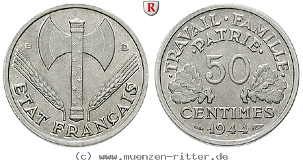 Klicken Sie auf das Bild um es auf Ihrem Rechner zu speichern frankreich-vichy--regierung-50-centimes/67804.jpg