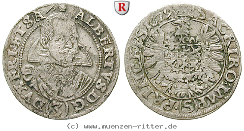 Klicken Sie auf das Bild um es auf Ihrem Rechner zu speichern friedland-und-sagan-herzogtum-albrecht-von-wallenstein-groschen-3-kreuzer/73302.jpg