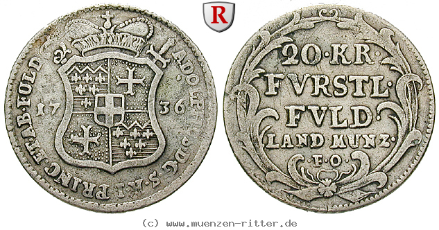 fulda-bistum-adolph-von-dalberg-20-kreuzer/76950.jpg