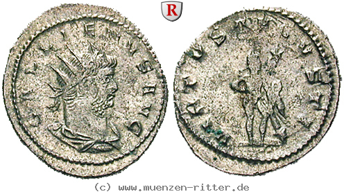 Klicken Sie auf das Bild um es auf Ihrem Rechner zu speichern gallienus-antoninian/erom10433.jpg