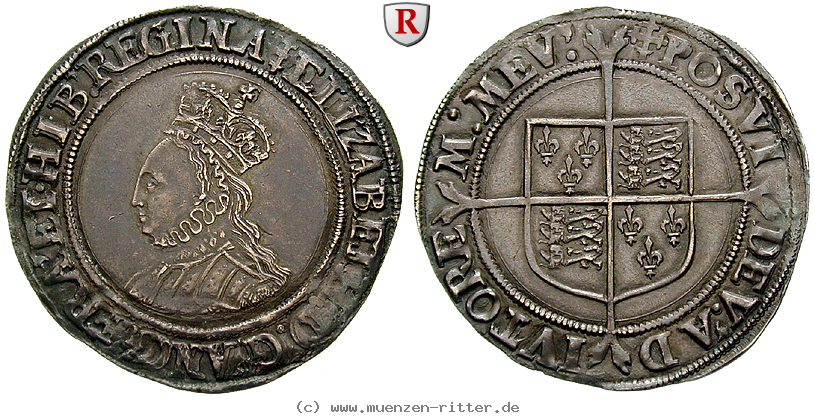Klicken Sie auf das Bild um es auf Ihrem Rechner zu speichern grossbritannien-elizabeth-i-shilling/92477.jpg