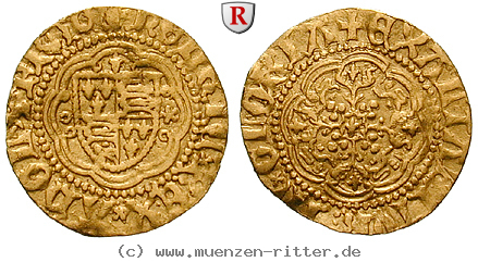 Klicken Sie auf das Bild um es auf Ihrem Rechner zu speichern grossbritannien-henry-v-quarter-noble/31029.jpg