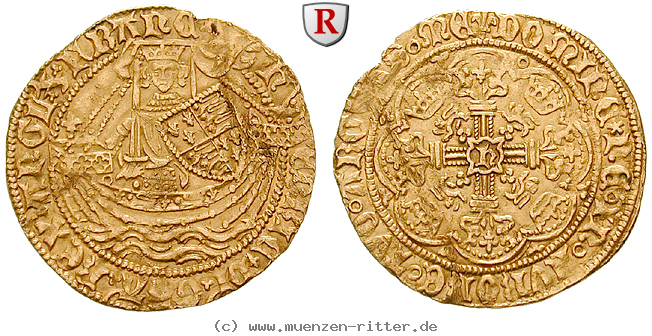 Klicken Sie auf das Bild um es auf Ihrem Rechner zu speichern grossbritannien-henry-vi-half-noble/40265.jpg