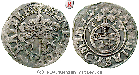 Klicken Sie auf das Bild um es auf Ihrem Rechner zu speichern halberstadt-bistum-1-24-taler-groschen/69768.jpg