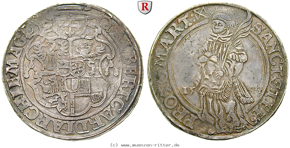 Klicken Sie auf das Bild um es auf Ihrem Rechner zu speichern halberstadt-bistum-albrecht-von-brandenburg-taler/69737.jpg