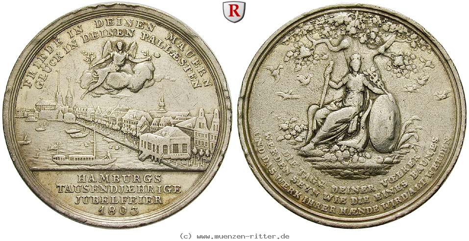 Klicken Sie auf das Bild um es auf Ihrem Rechner zu speichern hamburg-stadt-silbermedaille/35574.jpg