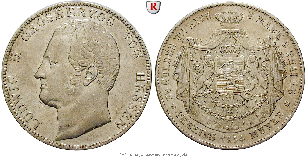 Klicken Sie auf das Bild um es auf Ihrem Rechner zu speichern hessen-ludwig-ii-doppeltaler/29169.jpg