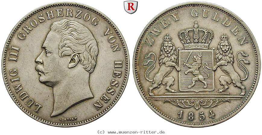 Klicken Sie auf das Bild um es auf Ihrem Rechner zu speichern hessen-ludwig-iii-doppelgulden/95651.jpg