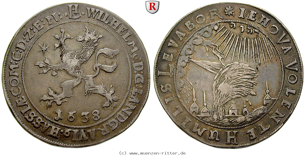 Klicken Sie auf das Bild um es auf Ihrem Rechner zu speichern hessen-wilhelm-vi-reichstaler/100513.jpg