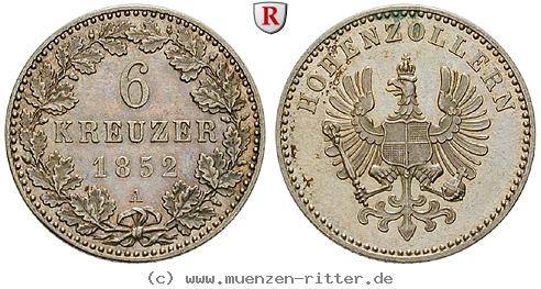 Klicken Sie auf das Bild um es auf Ihrem Rechner zu speichern hohenzollern-friedrich-wilhelm-iv-von-preussen-6-kreuzer/35312.jpg