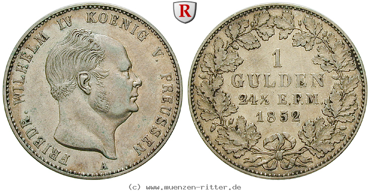 Klicken Sie auf das Bild um es auf Ihrem Rechner zu speichern hohenzollern-friedrich-wilhelm-iv-von-preussen-gulden/37783.jpg