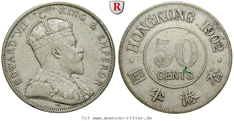 Klicken Sie auf das Bild um es auf Ihrem Rechner zu speichern hong-kong-edward-vii-50-cents/83719.jpg
