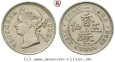 Klicken Sie auf das Bild um es auf Ihrem Rechner zu speichern hong-kong-victoria-5-cents/64451.jpg