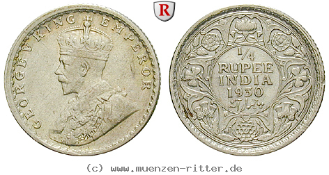 indien-george-v-1-4-rupee/73933.jpg