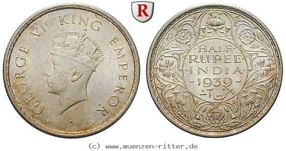 Klicken Sie auf das Bild um es auf Ihrem Rechner zu speichern indien-george-vi-1-2-rupee/68844.jpg