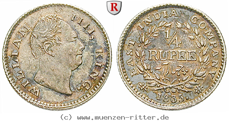 Klicken Sie auf das Bild um es auf Ihrem Rechner zu speichern indien-william-iv-1-4-rupee/56450.jpg