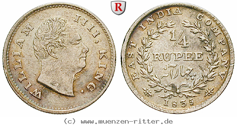 Klicken Sie auf das Bild um es auf Ihrem Rechner zu speichern indien-william-iv-1-4-rupee/56486.jpg