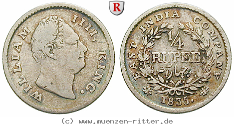 Klicken Sie auf das Bild um es auf Ihrem Rechner zu speichern indien-william-iv-1-4-rupee/56504.jpg
