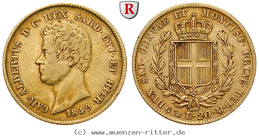Klicken Sie auf das Bild um es auf Ihrem Rechner zu speichern italien-carlo-alberto-20-lire/92696.jpg