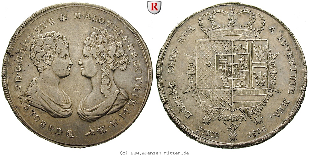 Klicken Sie auf das Bild um es auf Ihrem Rechner zu speichern italien-carlo-ludovico-unter-regentschaft-von-marie-louise-francescone/52250.jpg