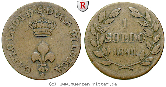 Klicken Sie auf das Bild um es auf Ihrem Rechner zu speichern italien-karl-ii-ludwig-soldo/43976.jpg