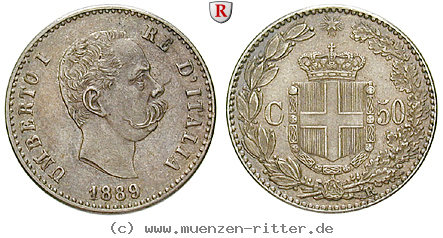 Klicken Sie auf das Bild um es auf Ihrem Rechner zu speichern italien-umberto-i-50-centesimi/83789.jpg