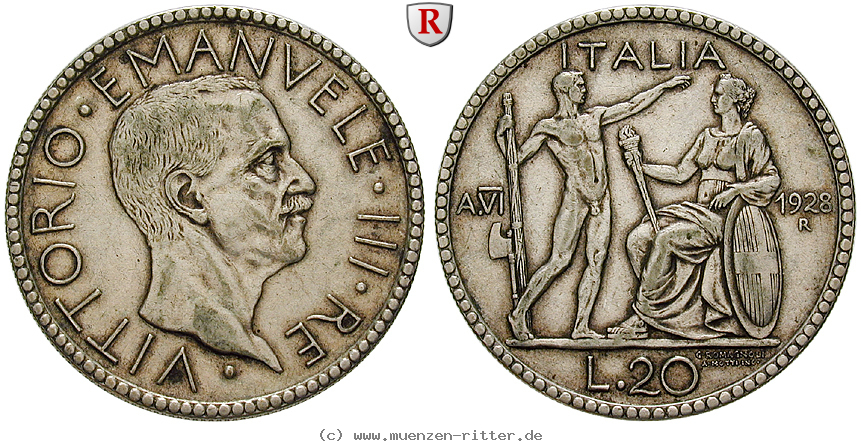 Klicken Sie auf das Bild um es auf Ihrem Rechner zu speichern italien-vittorio-emanuele-iii-20-lire/52266.jpg