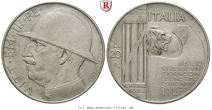 Klicken Sie auf das Bild um es auf Ihrem Rechner zu speichern italien-vittorio-emanuele-iii-20-lire/83802.jpg