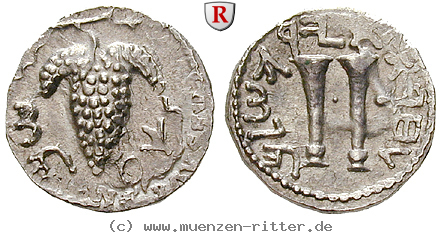 Klicken Sie auf das Bild um es auf Ihrem Rechner zu speichern judaea--bar-kochba-aufstand-zuz--denar/28734.jpg