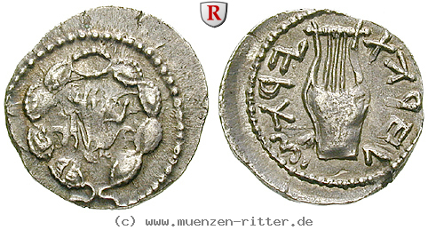 Klicken Sie auf das Bild um es auf Ihrem Rechner zu speichern judaea--bar-kochba-aufstand-zuz--denar/50620.jpg