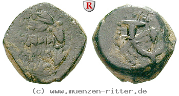 Klicken Sie auf das Bild um es auf Ihrem Rechner zu speichern judaea--hasmonaeer-johannes-hyrkanos-i-prutah/54962.jpg