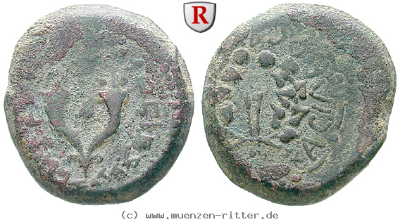 Klicken Sie auf das Bild um es auf Ihrem Rechner zu speichern judaea--hasmonaeer-mattathias-antigonos-bronze/30602.jpg