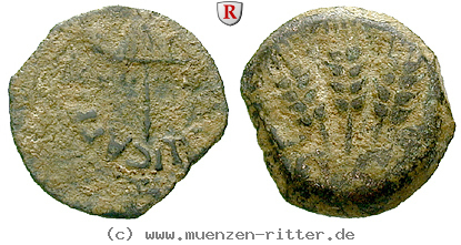 Klicken Sie auf das Bild um es auf Ihrem Rechner zu speichern judaea--herodianer-agrippa-i-prutah/34898.jpg