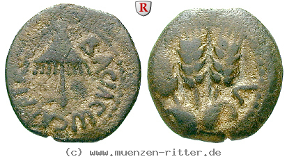 Klicken Sie auf das Bild um es auf Ihrem Rechner zu speichern judaea--herodianer-agrippa-i-prutah/50325.jpg