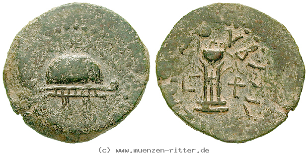 Klicken Sie auf das Bild um es auf Ihrem Rechner zu speichern judaea--herodianer-herodes-der-grosse-8-prutot/41824.jpg