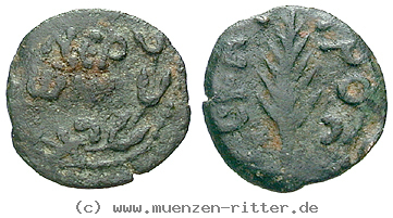 Klicken Sie auf das Bild um es auf Ihrem Rechner zu speichern judaea--prokuratoren-porcius-festus-prutah/21037.jpg
