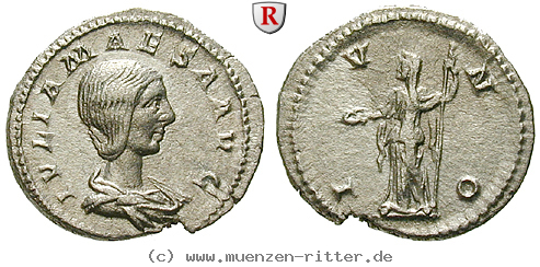 Klicken Sie auf das Bild um es auf Ihrem Rechner zu speichern julia-maesa-grossmutter-des-elagabal-denar/31663.jpg