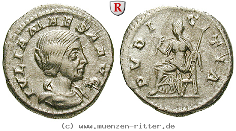 Klicken Sie auf das Bild um es auf Ihrem Rechner zu speichern julia-maesa-grossmutter-des-elagabal-denar/52035.jpg