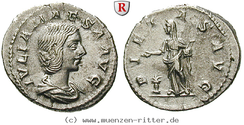 Klicken Sie auf das Bild um es auf Ihrem Rechner zu speichern julia-maesa-grossmutter-des-elagabal-denar/63974.jpg
