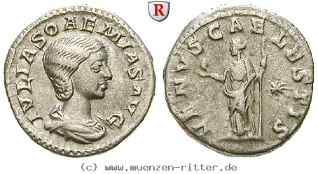Klicken Sie auf das Bild um es auf Ihrem Rechner zu speichern julia-soaemias-mutter-des-elagabal-denar/47743.jpg