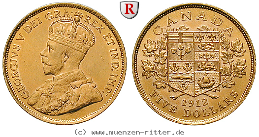 Klicken Sie auf das Bild um es auf Ihrem Rechner zu speichern kanada-george-v-5-dollars/91679.jpg