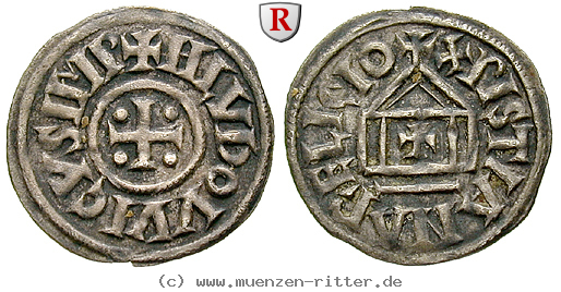 karolinger-ludwig-der-fromme-denar/103225.jpg